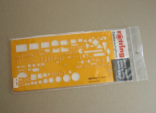 Rotring 8822 schablone nato - rotring,